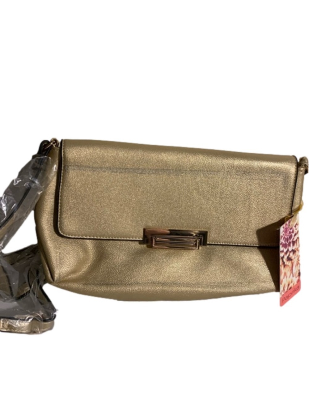 Paprika gold shoulder bag